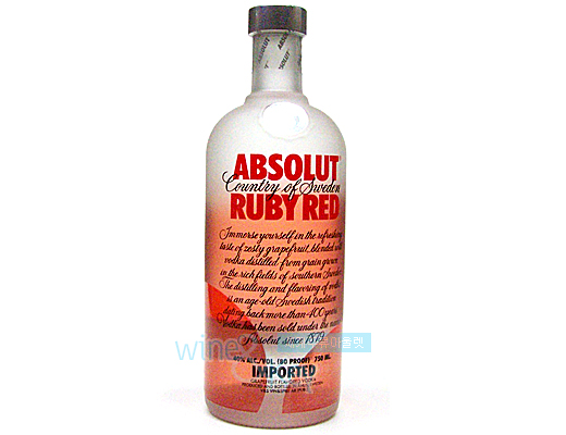 앱솔루트 루비레드  (ABSOLUT RUBY RED ) 750ml